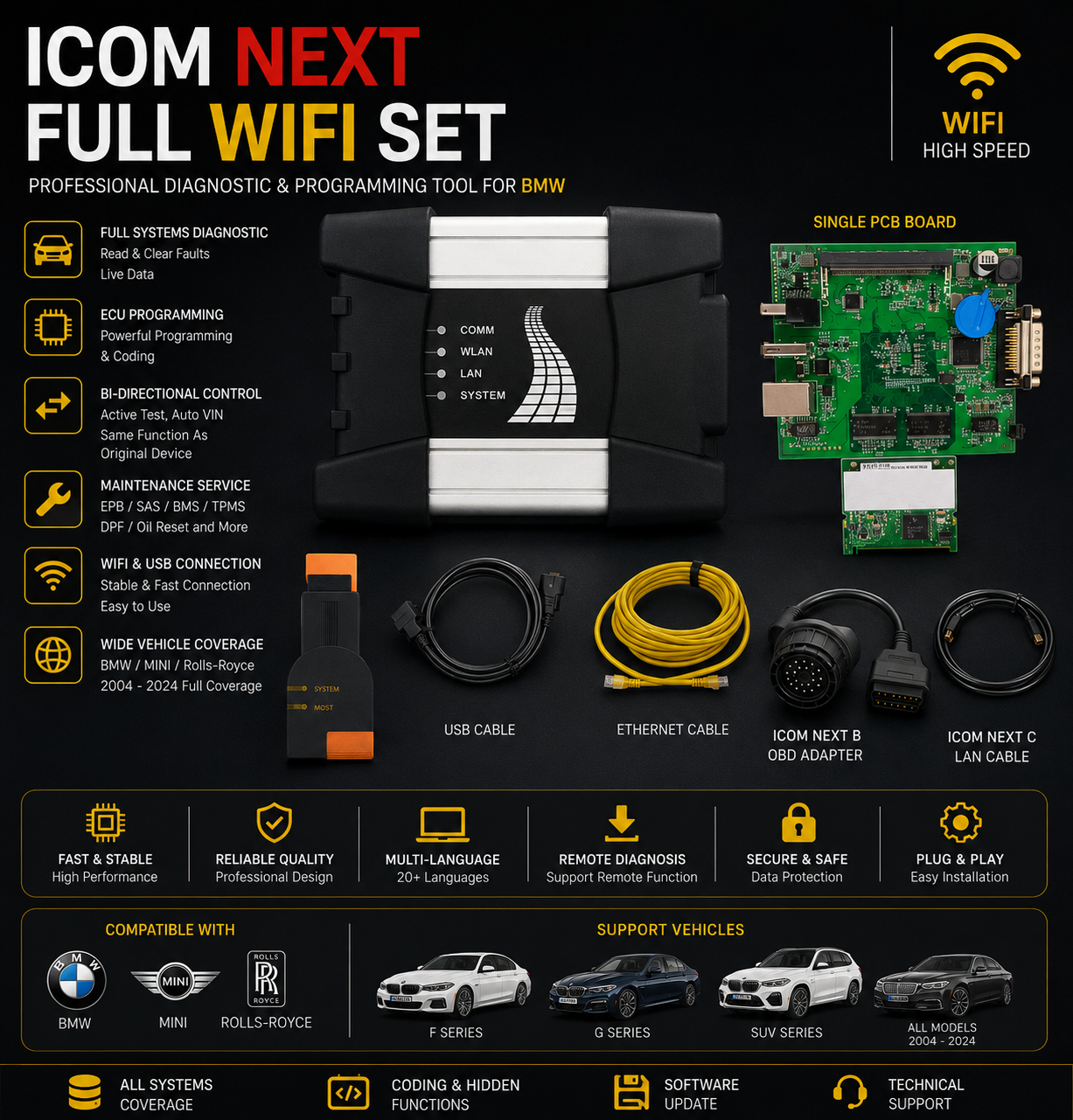 BMW ICOM NEXT WIFI V2025.7